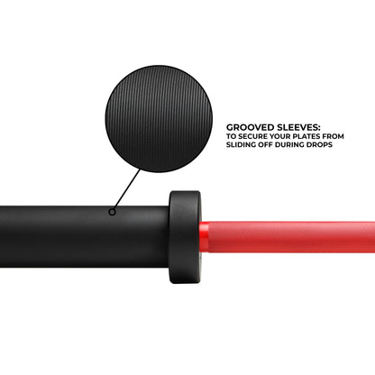 Multipurpose Men’s Cerakote (Red) Barbell (1500 lbs)